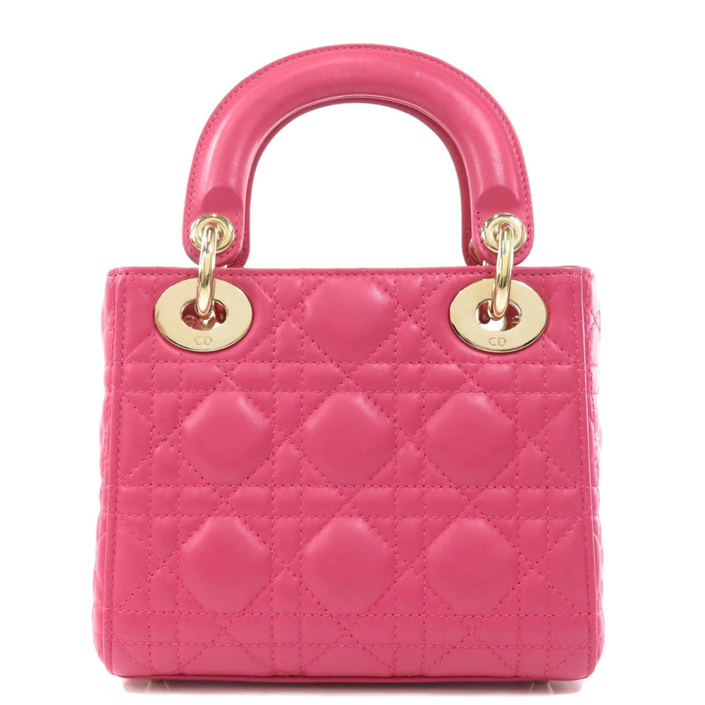 Dior Lady  Christian handbag leather